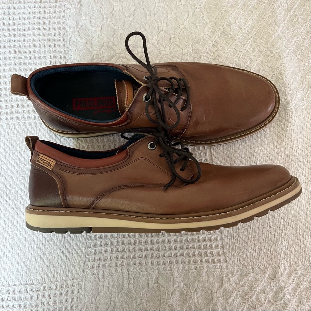 PIKOLINOS Berna Men’s Lace-Up Leather Oxfords Size 41